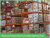Warehouse temperature and humidity mapping study - Vacker India